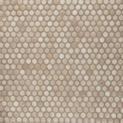 Hudson Penny Round Porcelain Mosaic Tile