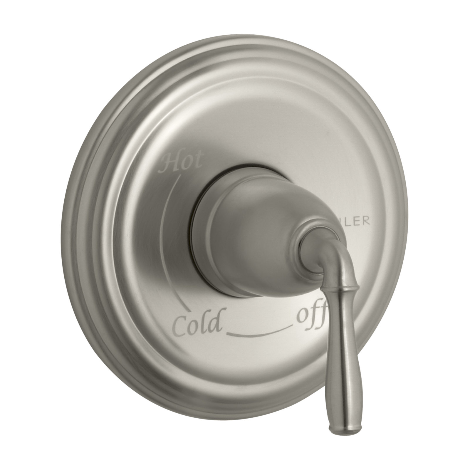 Kohler Devonshire Rite-Temp Valve Trim with Lever Handle, Vibrant Brushed Nickel