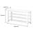 Shoe Rack Bench Entryway Storage with Leather Cushion and 3 Height-Adjustable Removable Shelve-583371948