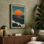Sun Over Waves Coastal - Wrapped Canvas-1969479711-1969479705