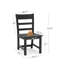 Chaise d'extérieur 17 po H-608663559