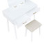Magnifique commode avec miroir et tabouret avec tiroirs de rangement-1393993688