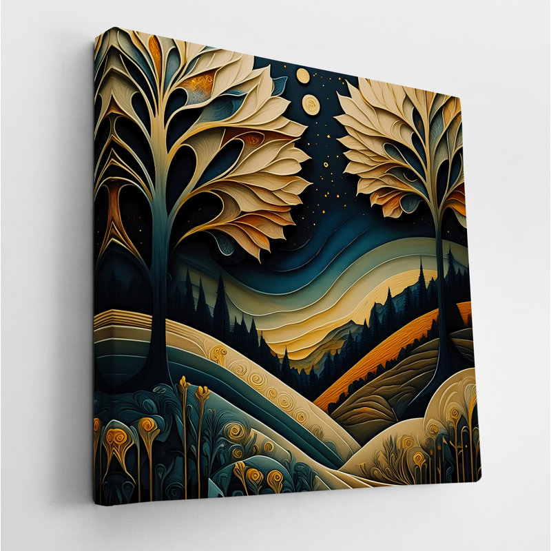 Nightfall Serenade, 30" H x 30" W