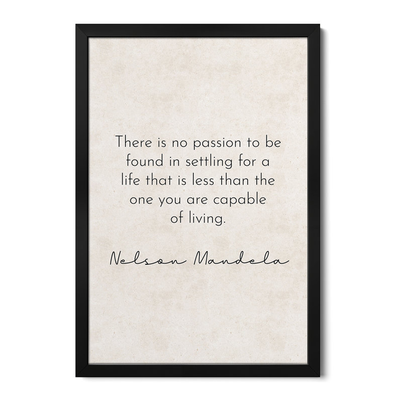 No Passion - Nelson Mandela, H 32 po x l 24 po