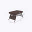Table d'appoint d'extérieur pliable en osier