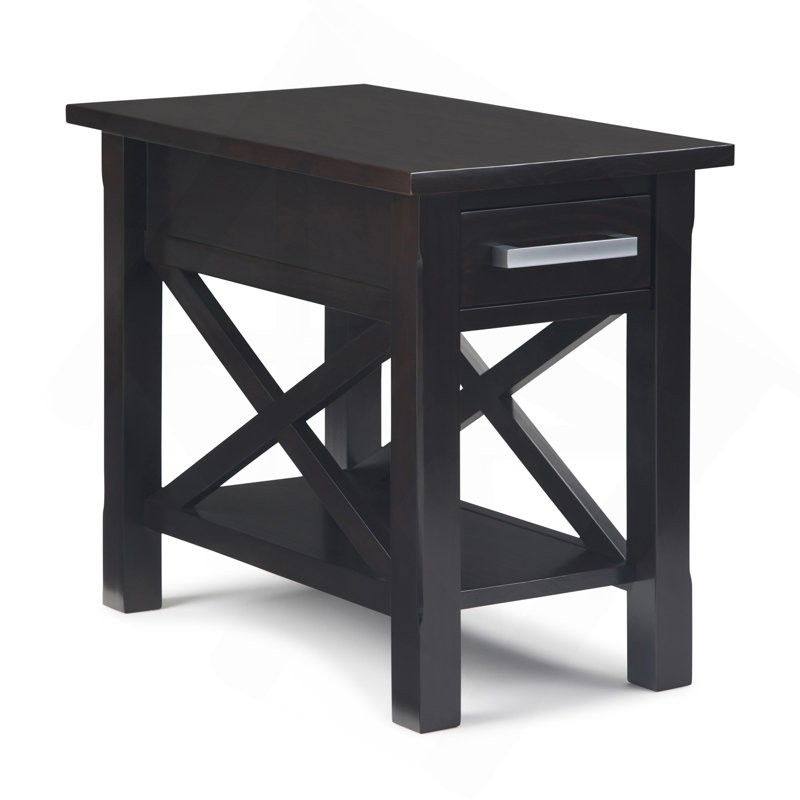 Kitchener - Narrow Side Table - Hickory Brown, Dark Brown