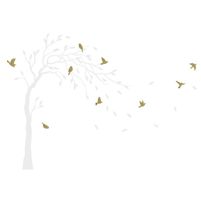 Plants & Flowers Non-Wall Damaging Wall Decal