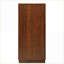 Armoire à vin, brun noyer, rangement pour 25 bouteilles, 3 tiroirs, sur pied | Noyer | Bois synthétique