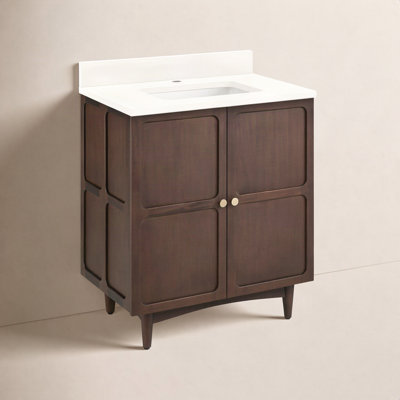 Delavan 30" Mahogany Single Bathroom Vanity