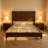 Solid Wood Bed Frame,King