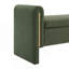 Banc moderne avec accoudoirs et rangement, grand repose-pieds rembourré-764490851
