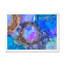 Bleu abstrait luxueux fluide - peinture sur toile-67314101-67314115