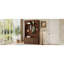 Portemanteau tout-en-un en MDF de ton naturel-129613206