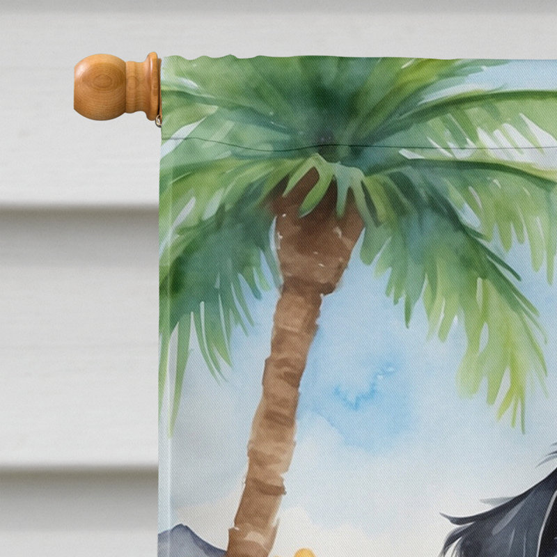Evia Double Sided 40'' H x 28'' W Polyester Animal House Flag