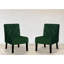 Fauteuil d'appoint à motif capitonné avec tissu en velours Living Room-1423961567-1428331492