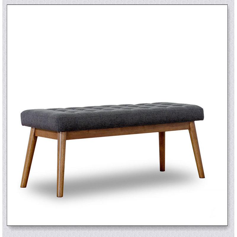 Banc Delilah (tissu) moderne, simple, confortable et durable, banc multifonctionnel