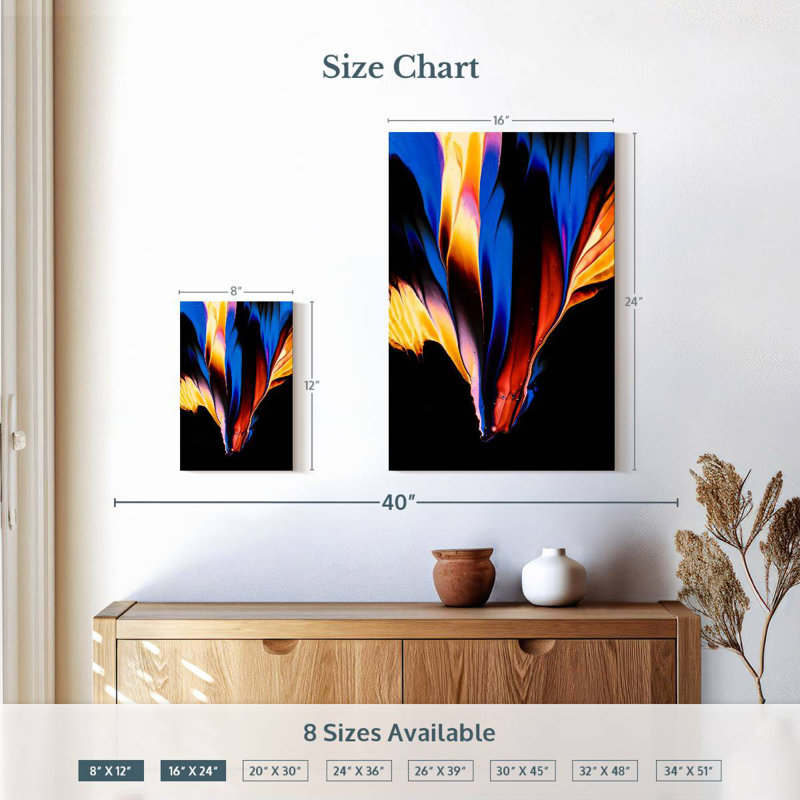 Avery Abstract Paint II, 12" H x 8" W