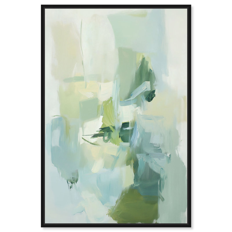 «Pale Pine III», reproduction d'art sur toile encadrée par Art Remedy, cadre noir, 20 x 30, H 31 po x l 21 po, Black Frame