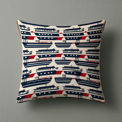 Nautical Indoor and Outdoor Pillow