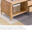Table basse minimaliste en bois massif