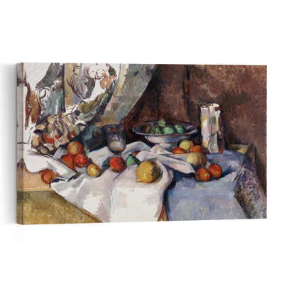 Nature morte aux pommes, 1895-98, estampe d'art mural abstrait contemporain