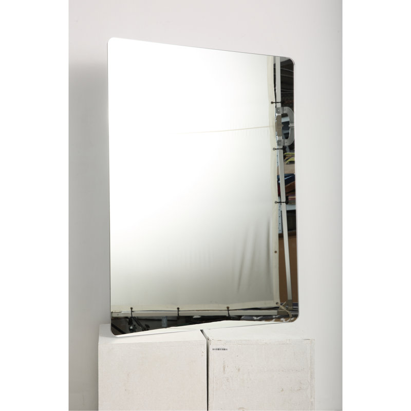 Miroir de salle de bain pour salle de bain - Brouillard imperméable 5 mm Hd argent, argent sophistiqué imperméable, grâce fonctionnelle