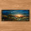 Compagnons pour la vie, panneau mural en bois 30 x 76 cm