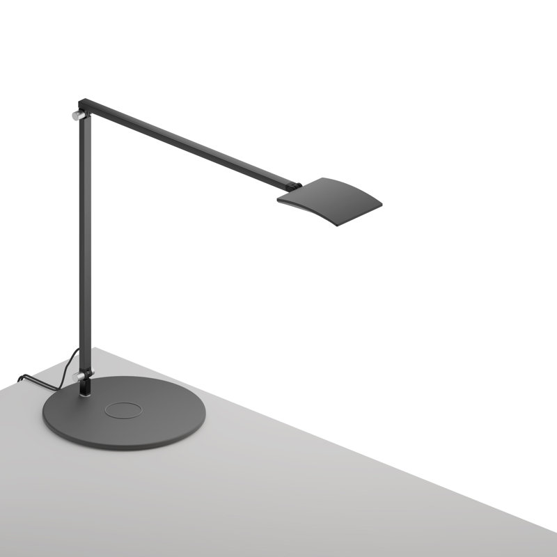 Mosso LED Desk Table Lamp, Metallic Black