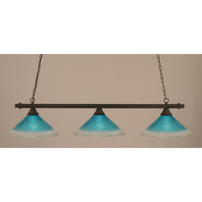 Square Bar/Round Fitter 3-Light Bar