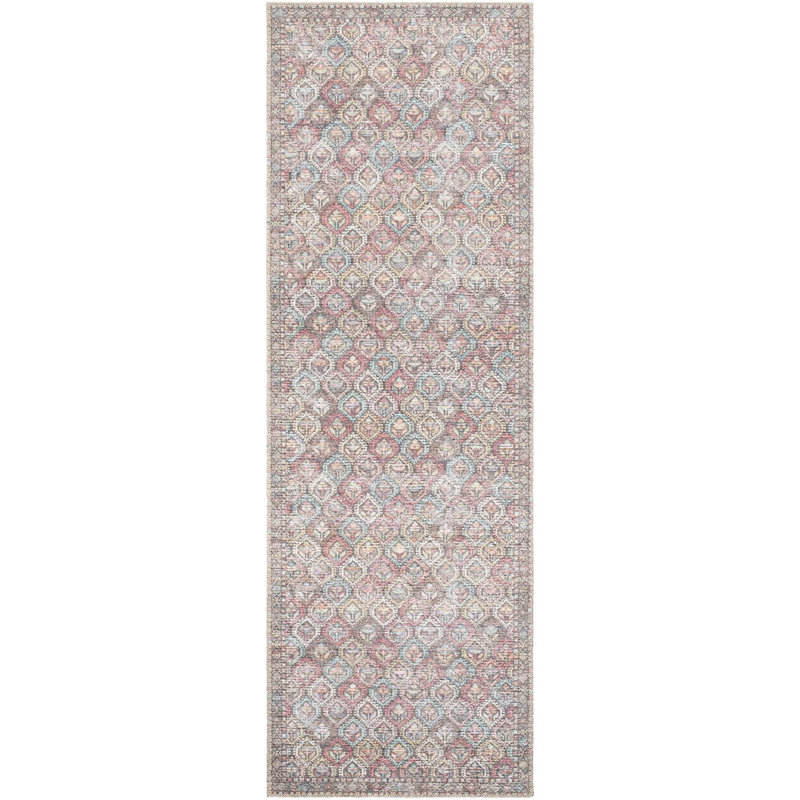 Angiela Machine Washable Indoor Rug, Runner 2'7" x 7'10"