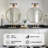  Balendran 2-Light Dimmable Vanity Light-Hammer Glass-270683541