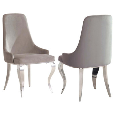 Chaises de salle à manger rembourrées (ensemble de 2)