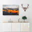 Orange Mountains In Italy - Wrapped Canvas-56628704