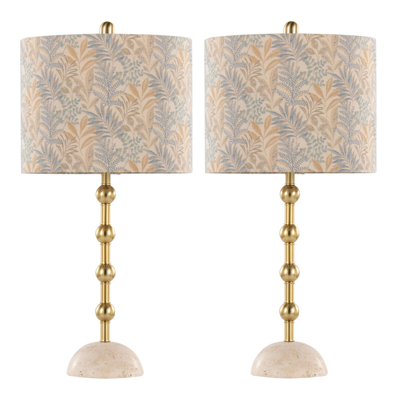 Malibu Table Lamp - Set of 2, Tan