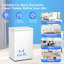 3.4 Cubic Feet Garage Ready Chest Freezer with Adjustable Temperature Controls-99895650