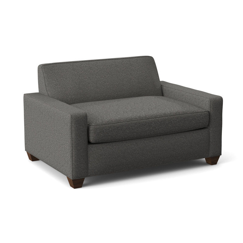 Avery Upholstered Accent Chair, Montana Walnut, Connelly Dove