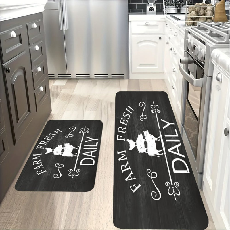 Ensemble de 2 tapis de cuisine Farm Fresh