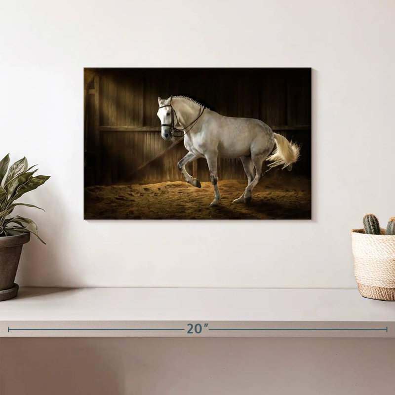 Cheval de dressage Brampt, H 8 po x l 12 po