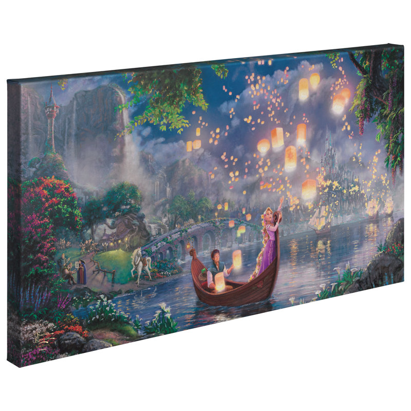 " Disneys Tangled " by Thomas Kinkade Studios