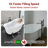 SUMERAIN Antique Freestanding Tub Faucet with Multi-Use Hand Shower, Bathtub Filler with Waterfall Spout, Matte Black-122580257