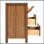 Petit meuble-lavabo 24 "avec lavabo en céramique