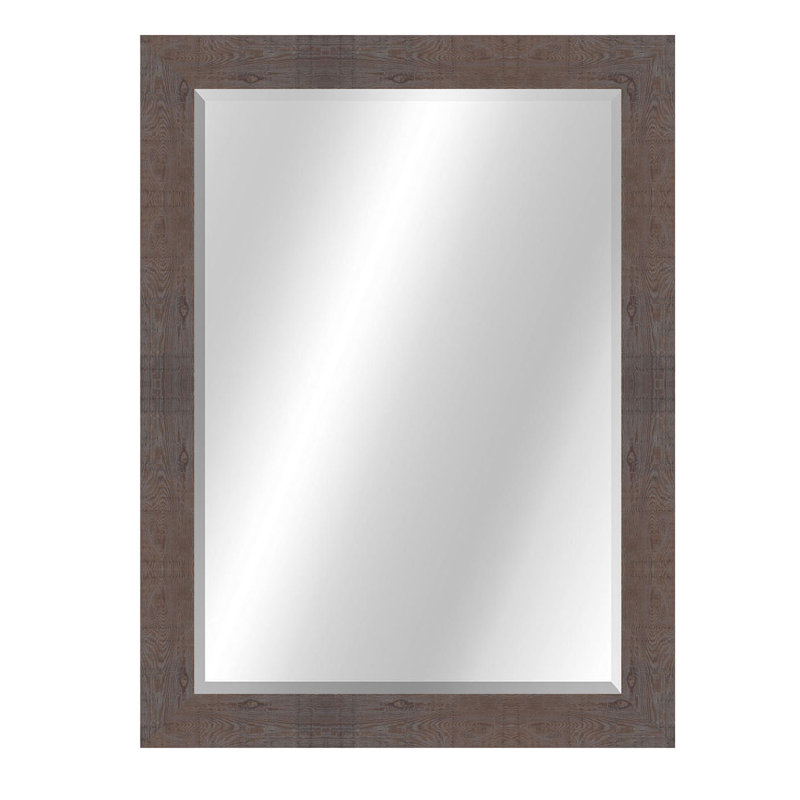 Wall Mirror, Light Gray, 42" x 30"
