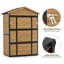 Armoire de rangement pour l'extérieur avec porte verrouillable l 4,27 pi. X P 2,13 pi. Garden