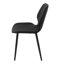 Ensemble 3 pièces de table de conférence moderne en pierre frittée carrée avec 2 chaises en cuir-755388880-755388887