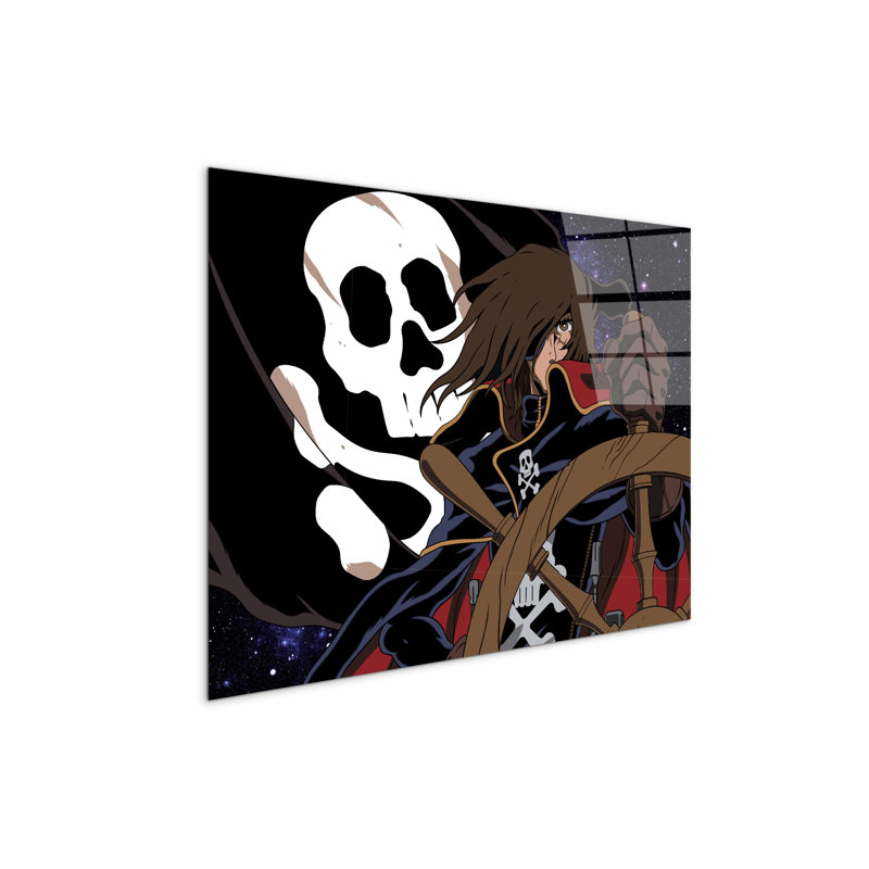 Homage To Captain II By Art Studio 58×78 Cm CrystalArt Acrylic Material Glass Effect, Frameless Panel, Lightweight Ready To Hang by Art Studio - No Frame Print on Plastic / Acrylic