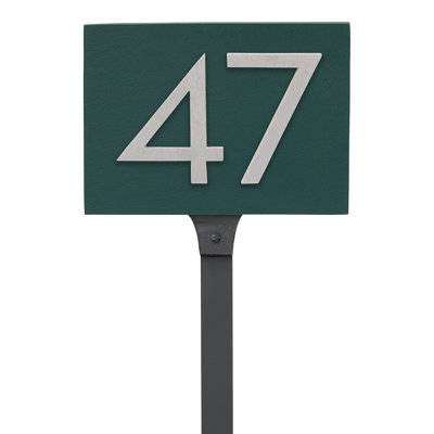 Floating 1-Line Lawn Address Sign