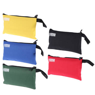 Homemaxs 5Pcs Heavy Duty Multi-Purpose Canvas Zipper Tool Pouches Bag  Organize Storage Bags (Assorted Color)