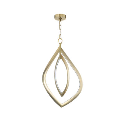 Arles Chandelier in Vintage Brass