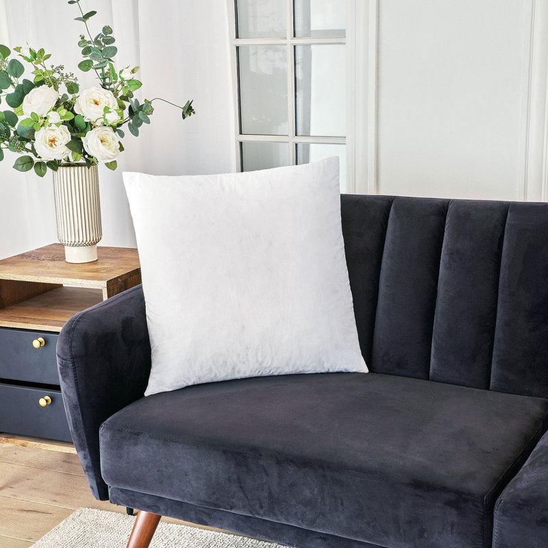 Cloud Faux Down Square Pillow Insert, Square 22"H x 22"W, Cloud Faux Down