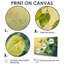 Feuillage vert et jaune, feuilles, collage IV - feuilles, art mural-1337271632-1337271639-1337271646